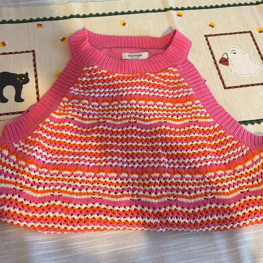 Haute hippie striped skirt set